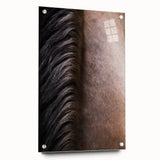 Rustic Wall Art - Horse Mane Texture Close-Up, Farmhouse Decor Print