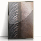 Rustic Wall Art - Horse Mane Texture Close-Up, Farmhouse Decor Print