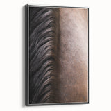 Rustic Wall Art - Horse Mane Texture Close-Up, Farmhouse Decor Print