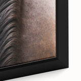 Rustic Wall Art - Horse Mane Texture Close-Up, Farmhouse Decor Print