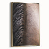 Rustic Wall Art - Horse Mane Texture Close-Up, Farmhouse Decor Print