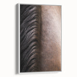 Rustic Wall Art - Horse Mane Texture Close-Up, Farmhouse Decor Print