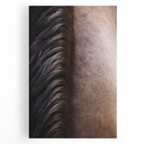 Rustic Wall Art - Horse Mane Texture Close-Up, Farmhouse Decor Print