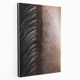 Rustic Wall Art - Horse Mane Texture Close-Up, Farmhouse Decor Print