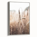Golden Wheat Field Close-Up, Rustic Country Wall Art