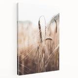 Golden Wheat Field Close-Up, Rustic Country Wall Art