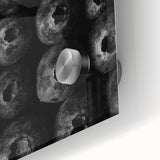 Rustic Wall Art - Black and White Blueberry Texture, Farmhouse Decor