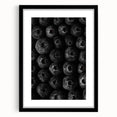 Rustic Wall Art - Black and White Blueberry Texture, Farmhouse Decor