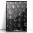 Rustic Wall Art - Black and White Blueberry Texture, Farmhouse Decor