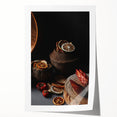 Rustic Wall Art - Dried Citrus & Wood Still Life, Farmhouse Decor Print