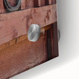 Rustic Wall Art - Horseshoe on Wooden Barn Wall, Farmhouse Decor Print