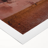 Rustic Wall Art - Horseshoe on Wooden Barn Wall, Farmhouse Decor Print