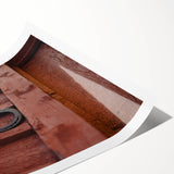 Rustic Wall Art - Horseshoe on Wooden Barn Wall, Farmhouse Decor Print