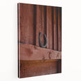 Rustic Wall Art - Horseshoe on Wooden Barn Wall, Farmhouse Decor Print