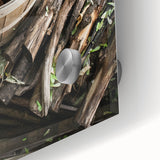 Rustic Wall Art - Pinecones in Wooden Basket, Farmhouse Decor Print