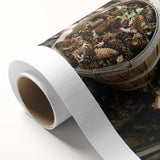 Rustic Wall Art - Pinecones in Wooden Basket, Farmhouse Decor Print