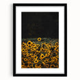 Rustic Wall Art - Sunflower Field at Sunset, Farmhouse Decor Print