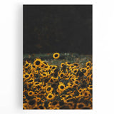 Rustic Wall Art - Sunflower Field at Sunset, Farmhouse Decor Print