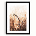 Elegant Wheat Stalk Art Print, Rustic Farmhouse Wall Decor