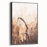 Elegant Wheat Stalk Art Print, Rustic Farmhouse Wall Decor