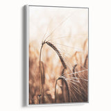 Elegant Wheat Stalk Art Print, Rustic Farmhouse Wall Decor