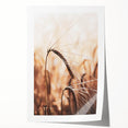 Elegant Wheat Stalk Art Print, Rustic Farmhouse Wall Decor
