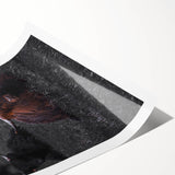 Rustic Wall Art - Highland Cows Resting in Field, Farmhouse Decor Print