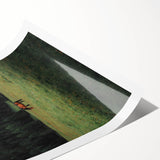 Rustic Wall Art - Horse Grazing in Mountain Valley, Farmhouse Decor Print