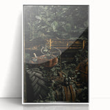 Rustic Wall Art - Abandoned Tractor Overgrown with Vines, Farmhouse Decor