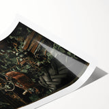 Rustic Wall Art - Abandoned Tractor Overgrown with Vines, Farmhouse Decor