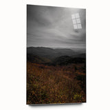 Rustic Wall Art - Expansive Mountain Range Landscape, Farmhouse Decor Print