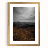 Rustic Wall Art - Expansive Mountain Range Landscape, Farmhouse Decor Print