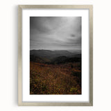 Rustic Wall Art - Expansive Mountain Range Landscape, Farmhouse Decor Print