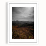 Rustic Wall Art - Expansive Mountain Range Landscape, Farmhouse Decor Print