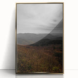 Rustic Wall Art - Expansive Mountain Range Landscape, Farmhouse Decor Print