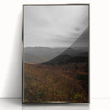 Rustic Wall Art - Expansive Mountain Range Landscape, Farmhouse Decor Print