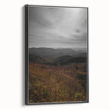 Rustic Wall Art - Expansive Mountain Range Landscape, Farmhouse Decor Print