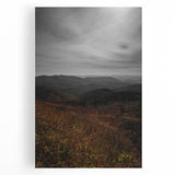 Rustic Wall Art - Expansive Mountain Range Landscape, Farmhouse Decor Print