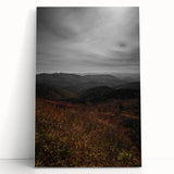 Rustic Wall Art - Expansive Mountain Range Landscape, Farmhouse Decor Print