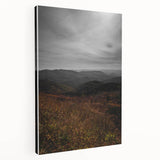 Rustic Wall Art - Expansive Mountain Range Landscape, Farmhouse Decor Print