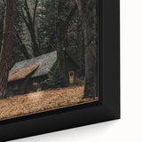 Rustic Wall Art - Cabin in the Woods, Farmhouse Decor, Cozy Nature Print