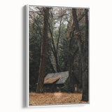 Rustic Wall Art - Cabin in the Woods, Farmhouse Decor, Cozy Nature Print