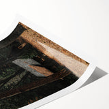 Rustic Wall Art - Cabin in the Woods, Farmhouse Decor, Cozy Nature Print