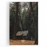 Rustic Wall Art - Cabin in the Woods, Farmhouse Decor, Cozy Nature Print