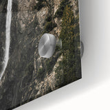 Rustic Wall Art - Majestic Mountain Waterfall, Farmhouse Decor Print