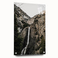 Rustic Wall Art - Majestic Mountain Waterfall, Farmhouse Decor Print