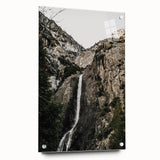 Rustic Wall Art - Majestic Mountain Waterfall, Farmhouse Decor Print