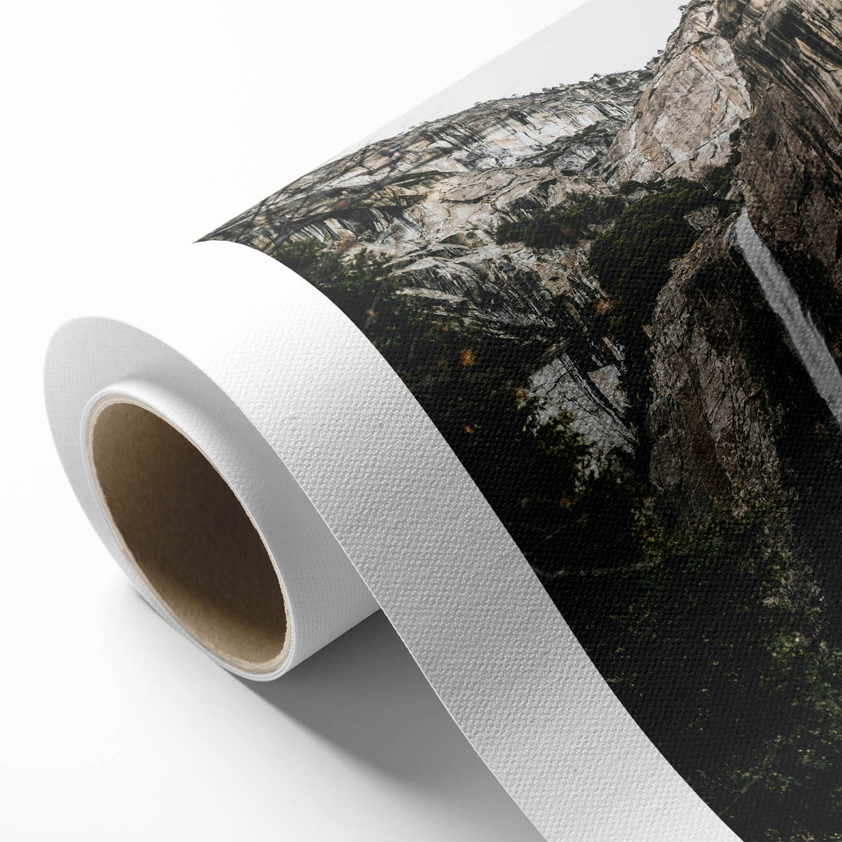 Rustic Wall Art - Majestic Mountain Waterfall, Farmhouse Decor Print