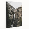 Rustic Wall Art - Majestic Mountain Waterfall, Farmhouse Decor Print