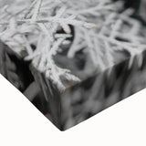 Rustic Wall Art - Frosted Evergreen Branches for Winter Wonderland Decor